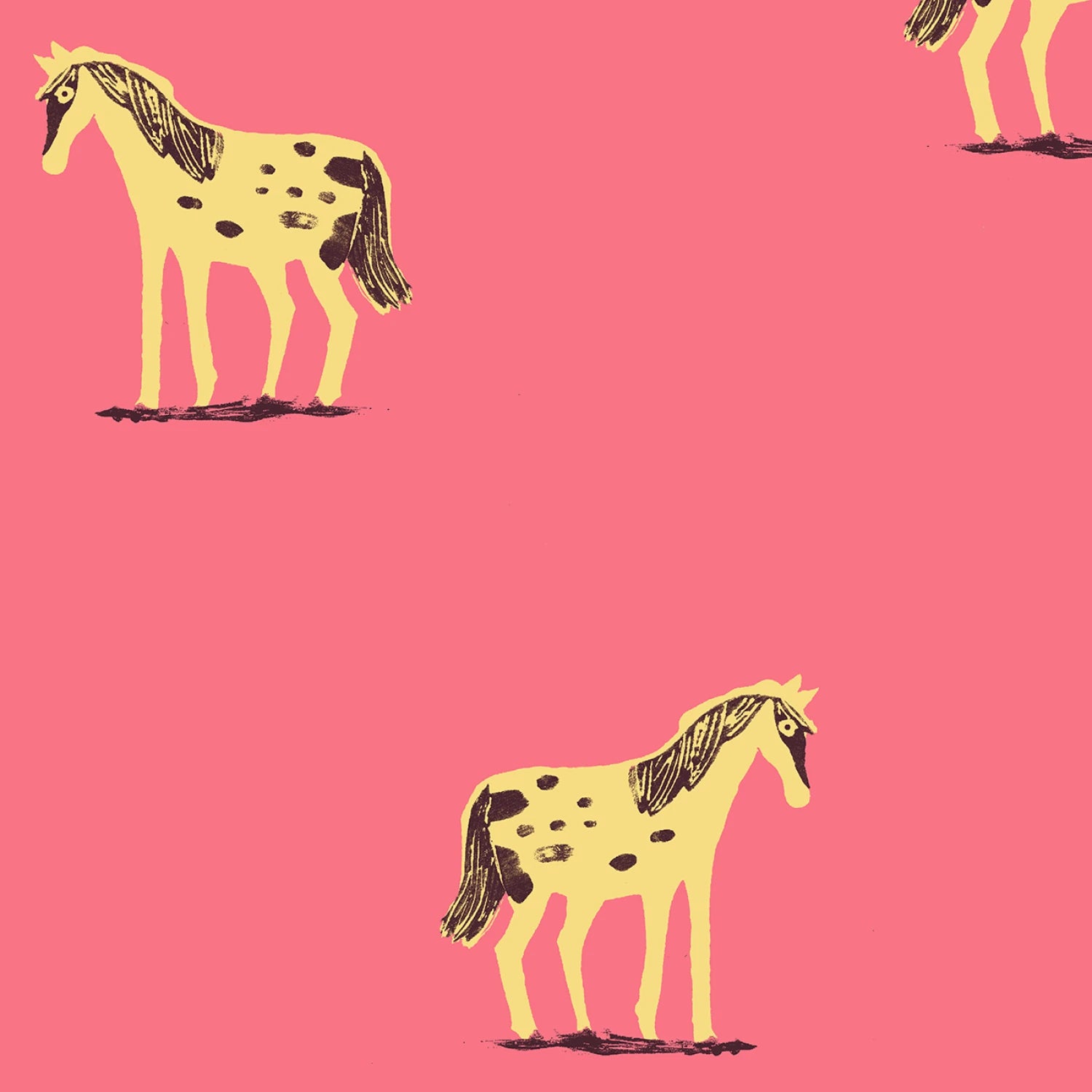 Hot Pink Wild Ponies