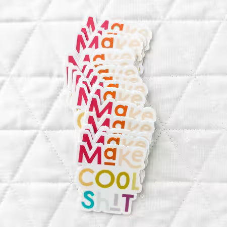 Make Cool Shit Sticker
