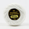 Eleganza 8wt 5-Gram Solid Perle Cotton Ball 42yd White