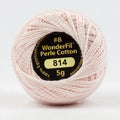 Eleganza 8wt 5-Gram Solid Perle Cotton Ball 42yd Fair Pink