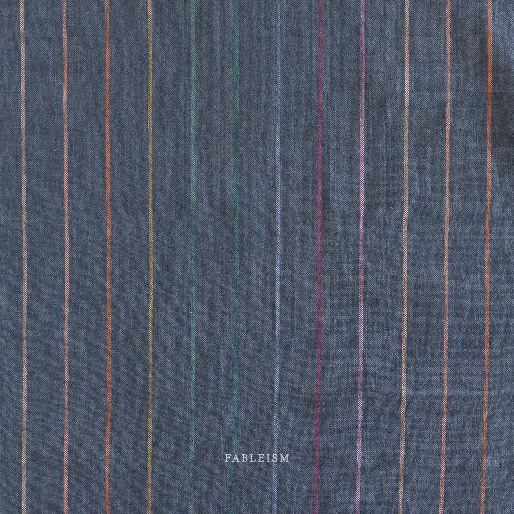 Skinny Stripe in Dark Rainbow (REVERSIBLE)