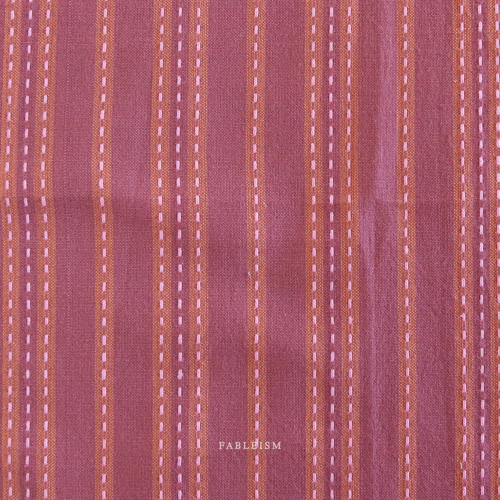 Stitch Stripe in Blackberry (REVERSIBLE)