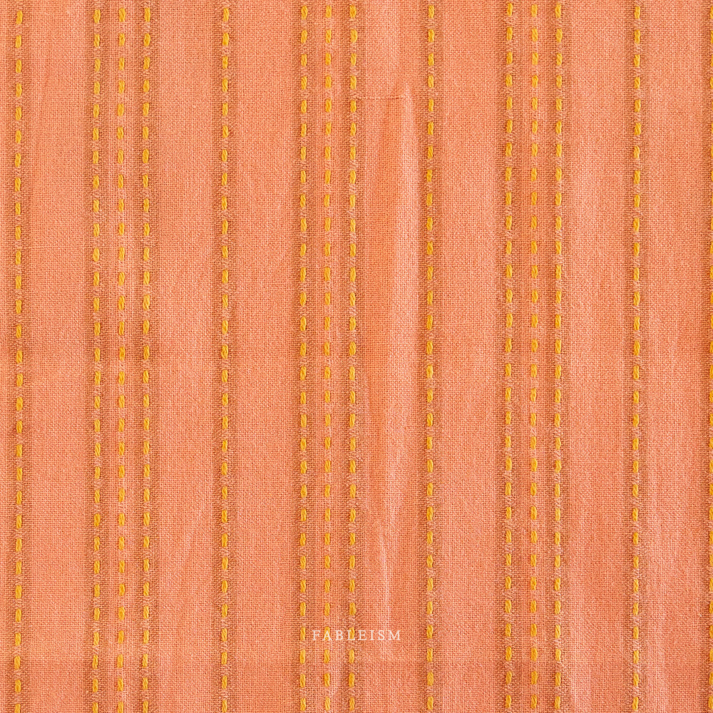 Stitch Stripe in Ginger (REVERSIBLE)