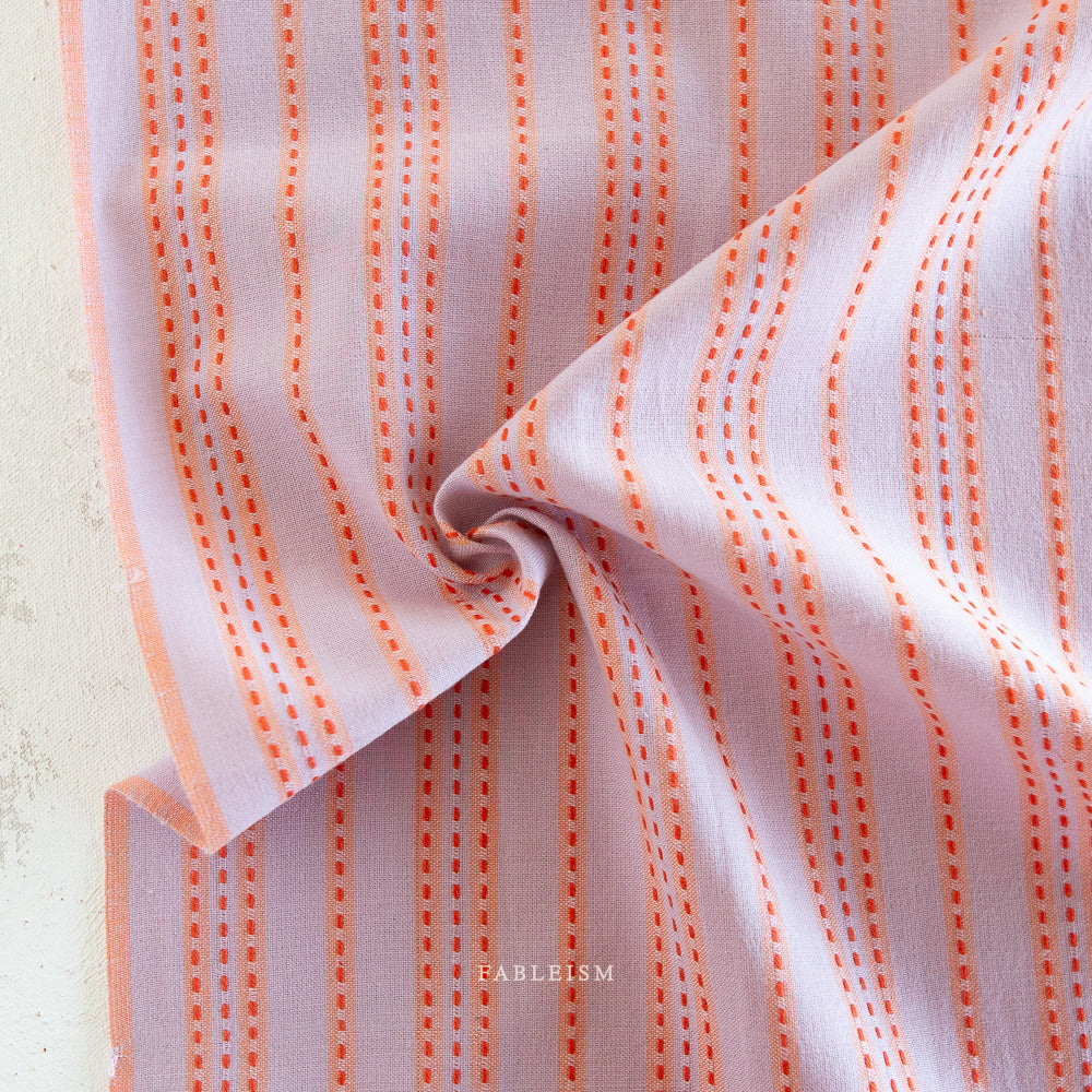 Stitch Stripe in Lavender (REVERSIBLE)