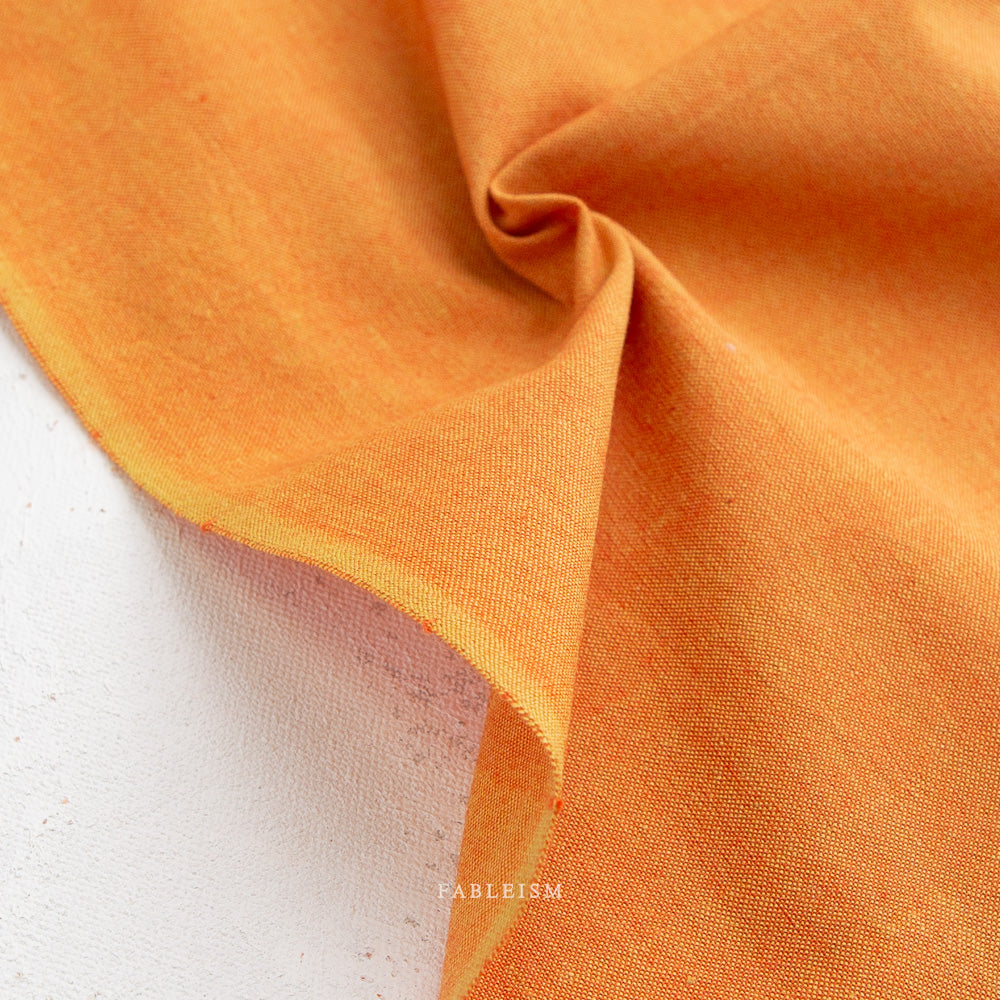 Watercolor Wovens in Saffron
