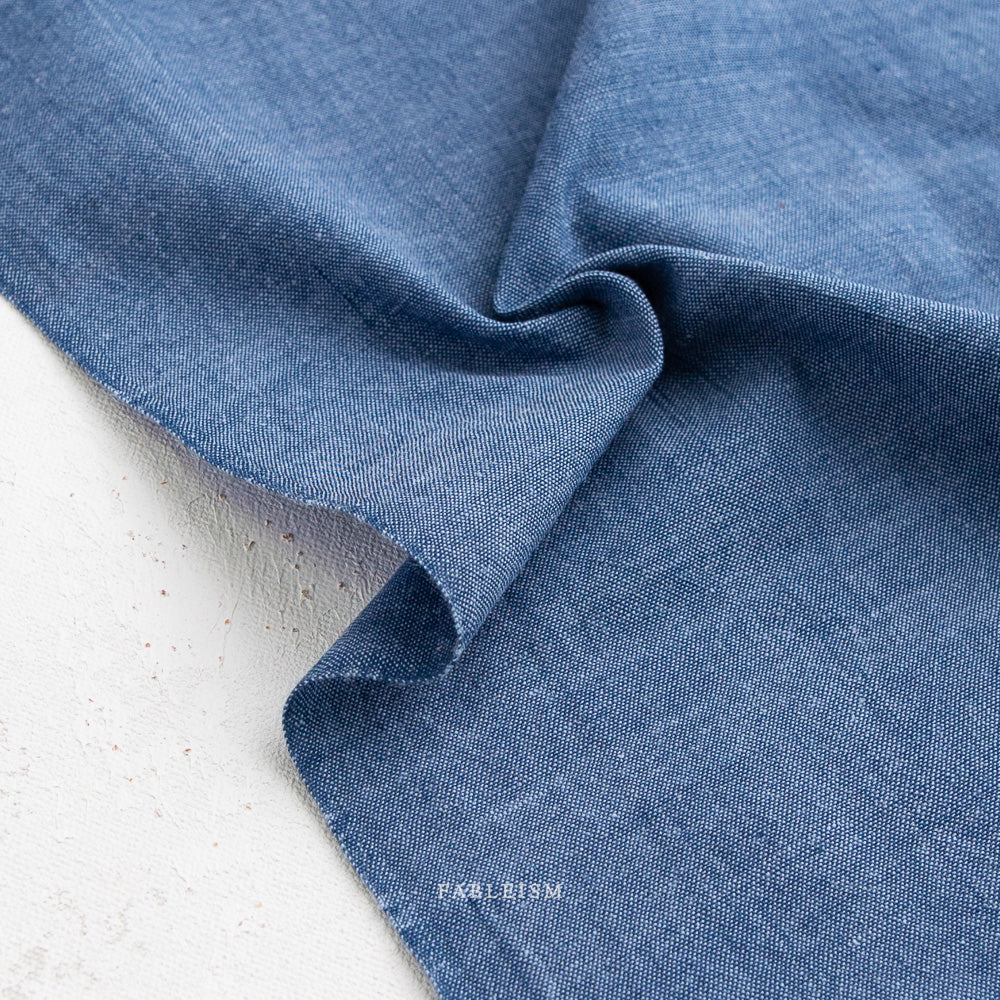 Watercolor Wovens in Blue Jeans